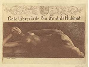 exlibris Font de Rubinat