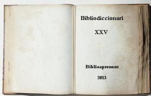 Bibliodiccionari XXV