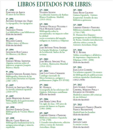 llibres editats per Libris