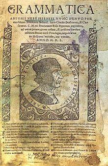 grammatica Nebrija 1492
