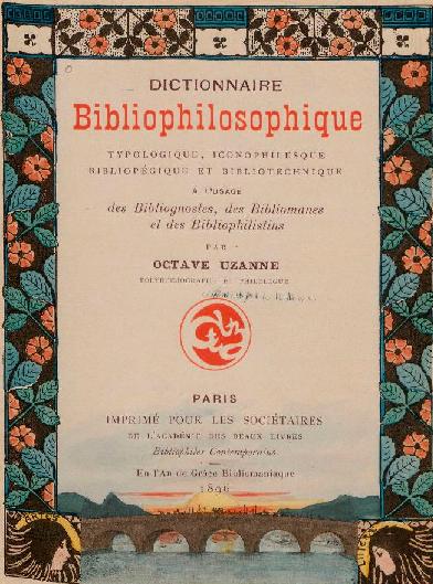 dictionnaire bibliophilosophique o Uzanne 2