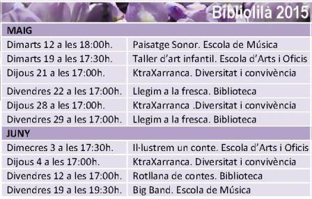 bibliolilà 2015