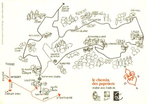 les chemins des papetiers